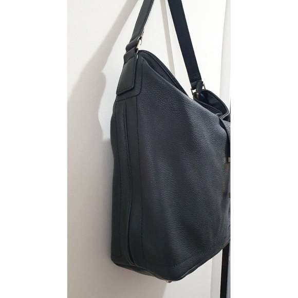 ISAAC MIZRAHI LEATHER HOBO BAG - Picture 7 of 16